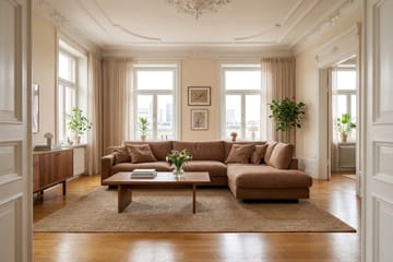 Valencia Extra Djup 4-sits Soffa med Schäslong Höger - Möbler - Soffa - Divansoffa & schäslongsoffa - 4 sits soffa med divan