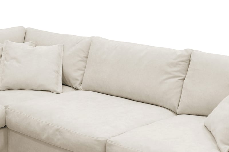 Valencia Extra Djup 4-sits Soffa med Schäslong Vänster - Beige - Möbler - Soffa - Divansoffa & schäslongsoffa - 4 sits soffa med divan