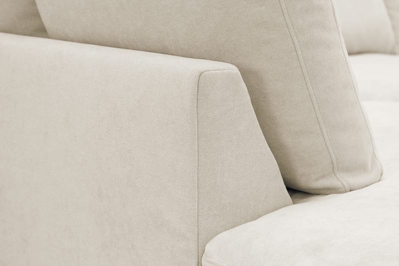 Valencia Extra Djup 4-sits Soffa med Schäslong Vänster - Beige - Möbler - Soffa - Divansoffa & schäslongsoffa - 4 sits soffa med divan
