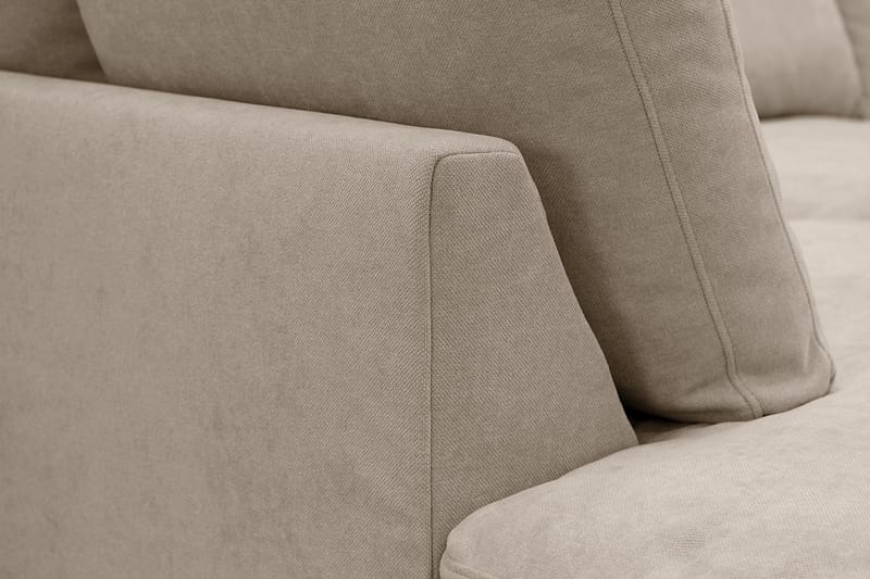Valencia Extra Djup 4-sits Soffa med Schäslong Vänster - Brun - Möbler - Soffa - Divansoffa & schäslongsoffa - 4 sits soffa med divan