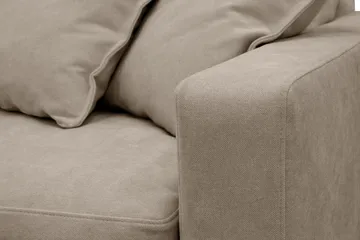 Valencia Extra Djup 4-sits Soffa med Schäslong Vänster - Brun - Möbler - Soffa - Divansoffa & schäslongsoffa - 4 sits soffa med divan