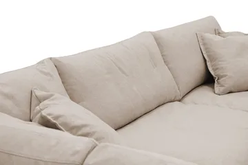Valencia Extra Djup 4-sits Soffa med Schäslong Vänster - Ljusbrun - Möbler - Soffa - Divansoffa & schäslongsoffa - 4 sits soffa med divan