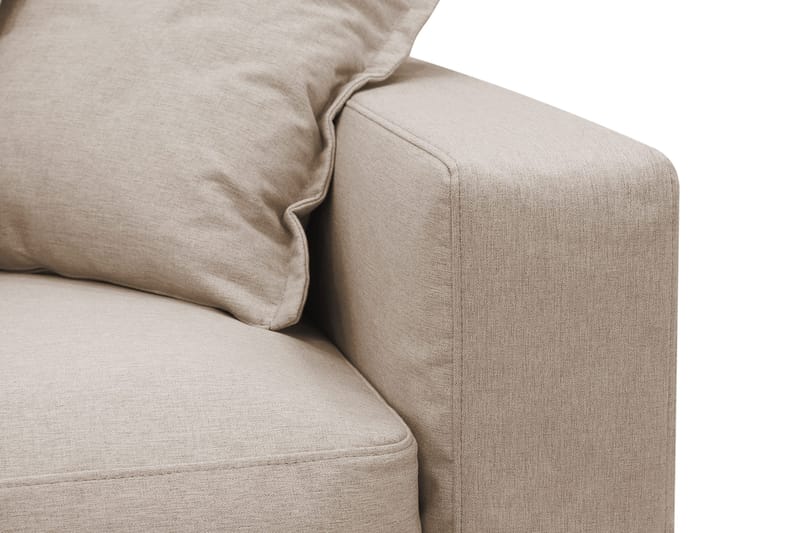 Valencia Extra Djup 4-sits Soffa med Schäslong Vänster - Ljusbrun - Möbler - Soffa - Divansoffa & schäslongsoffa - 4 sits soffa med divan