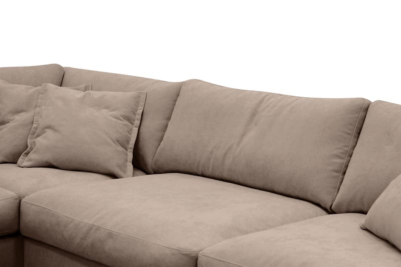Valencia Extra Djup 4-sits Soffa med Schäslong Vänster - Mörkbrun - Möbler - Soffa - Divansoffa & schäslongsoffa - 4 sits soffa med divan