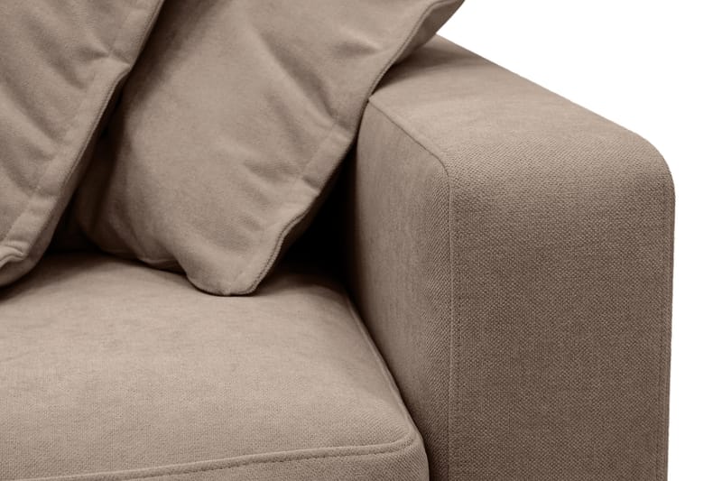 Valencia Extra Djup 4-sits Soffa med Schäslong Vänster - Mörkbrun - Möbler - Soffa - Divansoffa & schäslongsoffa - 4 sits soffa med divan