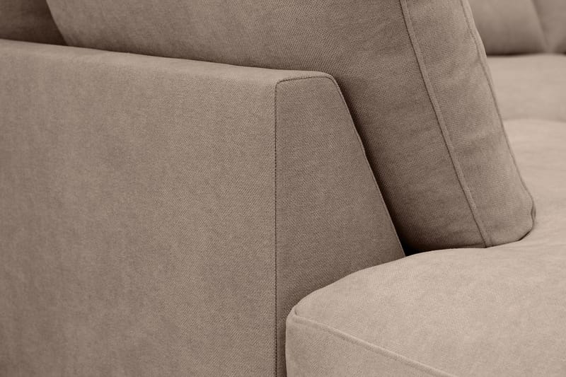 Valencia Extra Djup 4-sits Soffa med Schäslong Vänster - Mörkbrun - Möbler - Soffa - Divansoffa & schäslongsoffa - 4 sits soffa med divan