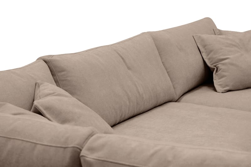 Valencia Extra Djup 4-sits Soffa med Schäslong Vänster - Mörkbrun - Möbler - Soffa - Divansoffa & schäslongsoffa - 4 sits soffa med divan
