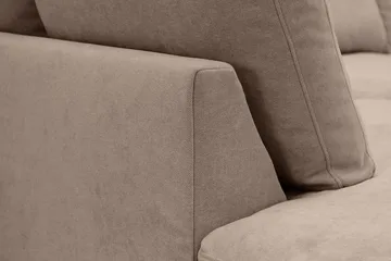 Valencia Extra Djup 4-sits Soffa med Schäslong Vänster - Mörkbrun - Möbler - Soffa - Divansoffa & schäslongsoffa - 4 sits soffa med divan