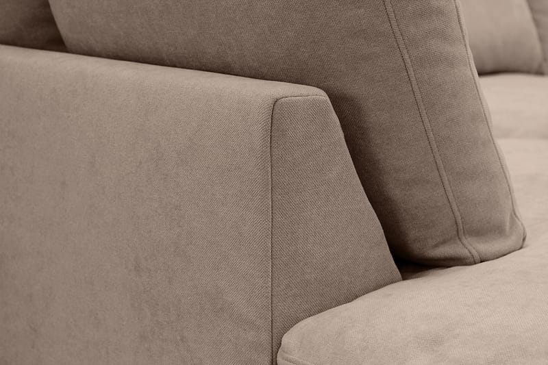 Valencia Extra Djup 4-sits Soffa med Schäslong Vänster - Mörkbrun - Möbler - Soffa - Divansoffa & schäslongsoffa - 4 sits soffa med divan