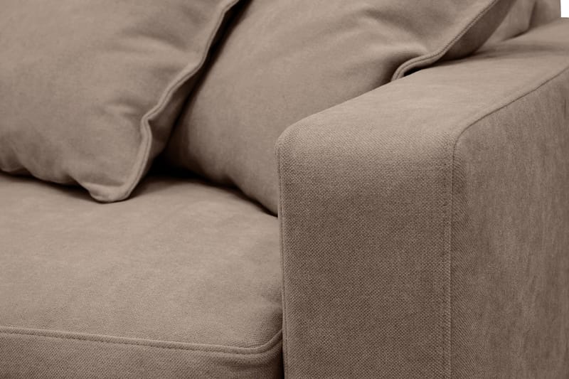 Valencia Extra Djup 4-sits Soffa med Schäslong Vänster - Mörkbrun - Möbler - Soffa - Divansoffa & schäslongsoffa - 4 sits soffa med divan