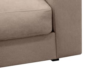 Valencia Extra Djup 4-sits Soffa med Schäslong Vänster - Mörkbrun - Möbler - Soffa - Divansoffa & schäslongsoffa - 4 sits soffa med divan