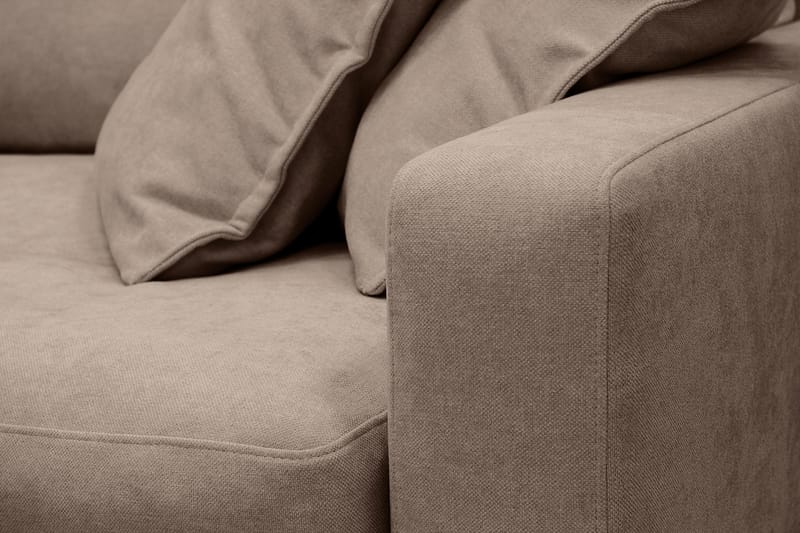 Valencia Extra Djup 4-sits Soffa med Schäslong Vänster - Mörkbrun - Möbler - Soffa - Divansoffa & schäslongsoffa - 4 sits soffa med divan