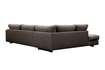Valencia Extra Djup 4-sits Soffa med Schäslong Vänster - Taupe - Möbler - Soffa - Divansoffa & schäslongsoffa - 4 sits soffa med divan