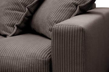 Valencia Extra Djup 4-sits Soffa med Schäslong Vänster - Taupe - Möbler - Soffa - Divansoffa & schäslongsoffa - 4 sits soffa med divan
