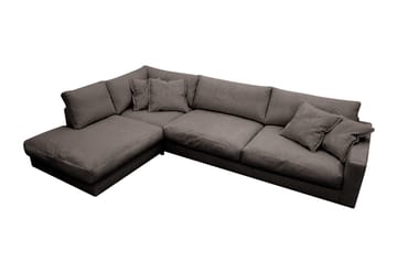 Valencia Extra Djup 4-sits Soffa med Schäslong Vänster - Taupe - Möbler - Soffa - Divansoffa & schäslongsoffa - 4 sits soffa med divan