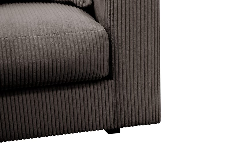 Valencia Extra Djup 4-sits Soffa med Schäslong Vänster - Taupe - Möbler - Soffa - Divansoffa & schäslongsoffa - 4 sits soffa med divan
