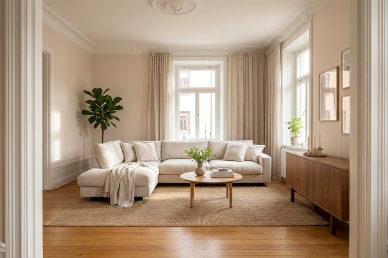 Valencia Extra Djup 4-sits Soffa med Schäslong Vänster - Möbler - Soffa - Divansoffa & schäslongsoffa - 4 sits soffa med divan