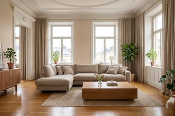 Valencia Extra Djup 4-sits Soffa med Schäslong Vänster - Möbler - Soffa - Divansoffa & schäslongsoffa - 4 sits soffa med divan
