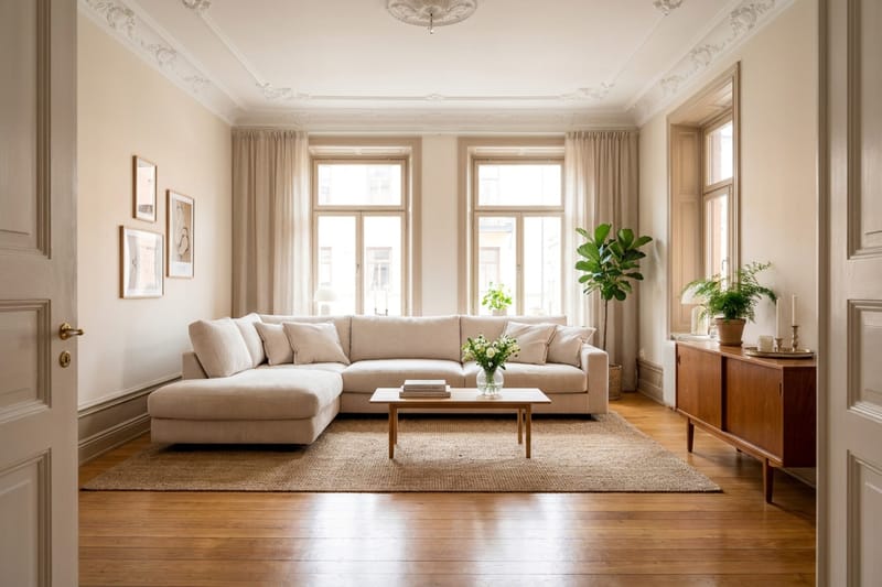 Valencia Extra Djup 4-sits Soffa med Schäslong Vänster - Möbler - Soffa - Divansoffa & schäslongsoffa - 4 sits soffa med divan