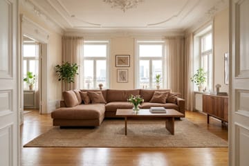 Valencia Extra Djup 4-sits Soffa med Schäslong Vänster - Möbler - Soffa - Divansoffa & schäslongsoffa - 4 sits soffa med divan