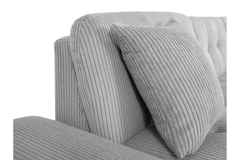 Vananda Soffa med Divan 3-sits - Gul - Möbler - Soffa - Divansoffa & schäslongsoffa - 3 sits soffa med divan