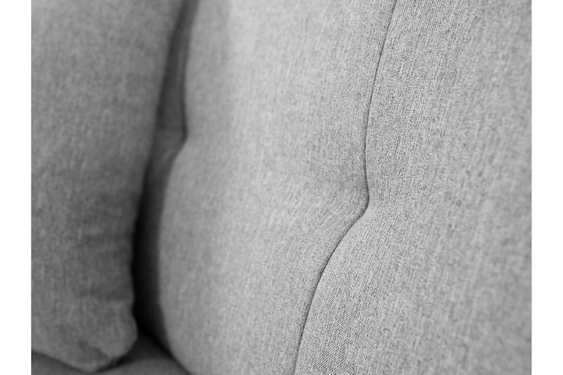 Vananda Soffa med Divan 3-sits i Konstläder - Svart/Grå - Möbler - Soffa - Divansoffa & schäslongsoffa - 3 sits soffa med divan