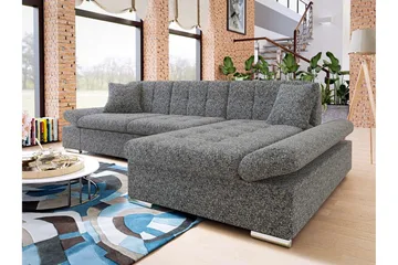 Vananda Soffa med Divan 3-sits - Marinblå - Möbler - Soffa - Bäddsoffa - Bäddsoffa divan