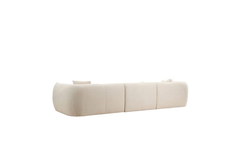Vanlig Soffa med enkeldivan utan schäslong VIND Hörnsoffa VIND Positano Beige Beige - Möbler - Soffa - Divansoffa & schäslongsoffa - 4 sits soffa med divan