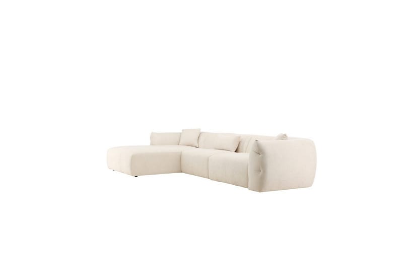 Vanlig Soffa med enkeldivan utan schäslong VIND Hörnsoffa VIND Positano Beige Beige - Möbler - Soffa - Divansoffa & schäslongsoffa - 4 sits soffa med divan