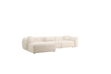 Vanlig Soffa med enkeldivan utan schäslong VIND Hörnsoffa VIND Positano Beige Beige - Möbler - Soffa - Divansoffa & schäslongsoffa - 4 sits soffa med divan