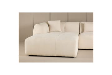 Vanlig Soffa med enkeldivan utan schäslong VIND Hörnsoffa VIND Positano Beige Beige - Möbler - Soffa - Divansoffa & schäslongsoffa - 4 sits soffa med divan