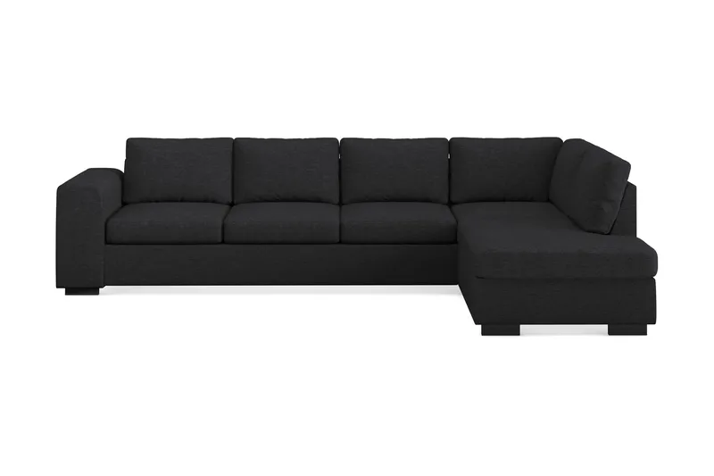 Vanlig Soffa med schäslong utan divan Scandinavian Choice Link Soffa med Schäslong Large Höger Black Right-faced