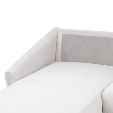 Varde 3-sits Vänstervänd L-formad Hörnsoffa med Divan och Schäslong i Tyg - Ljusbeige - Möbler - Soffa - Divansoffa & schäslongsoffa - 3 sits soffa med divan