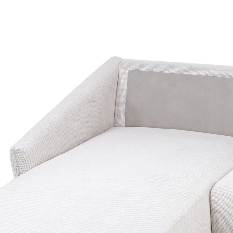 Varde 3-sits Vänstervänd L-formad Hörnsoffa med Divan och Schäslong i Tyg - Ljusbeige - Möbler - Soffa - Divansoffa & schäslongsoffa - 3 sits soffa med divan