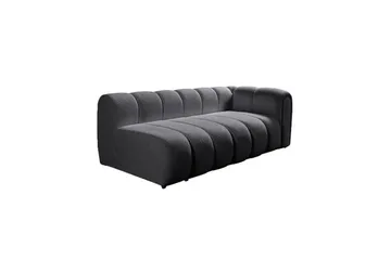 Varrel Soffa med Divan 3-sits - Mörkgrå - Möbler - Soffa - Divansoffa & schäslongsoffa - 3 sits soffa med divan