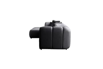 Varrel Soffa med Divan 3-sits - Mörkgrå - Möbler - Soffa - Divansoffa & schäslongsoffa - 3 sits soffa med divan