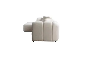 Varrel Soffa med Divan 3-sits - Vit - Möbler - Soffa - Divansoffa & schäslongsoffa - 3 sits soffa med divan