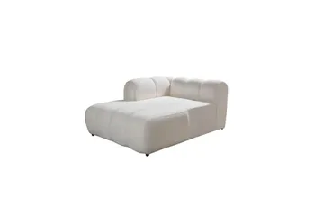 Varrel Soffa med Divan 3-sits - Vit - Möbler - Soffa - Divansoffa & schäslongsoffa - 3 sits soffa med divan