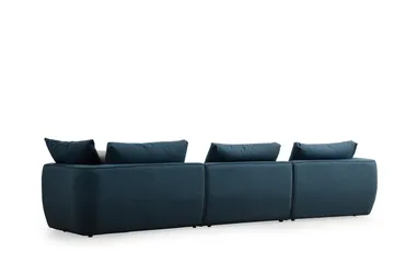 Viimse 3-sits Vänstervänd Divansoffa med Schäslong 365 cm i Tyg - Blå - Möbler - Soffa - Divansoffa & schäslongsoffa - 3 sits soffa med divan
