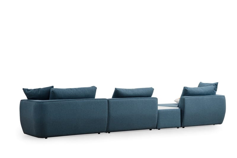 Viimse 3-sits Vänstervänd Divansoffa med Schäslong 425 cm i Tyg - Blå - Möbler - Soffa - Divansoffa & schäslongsoffa - 3 sits soffa med divan