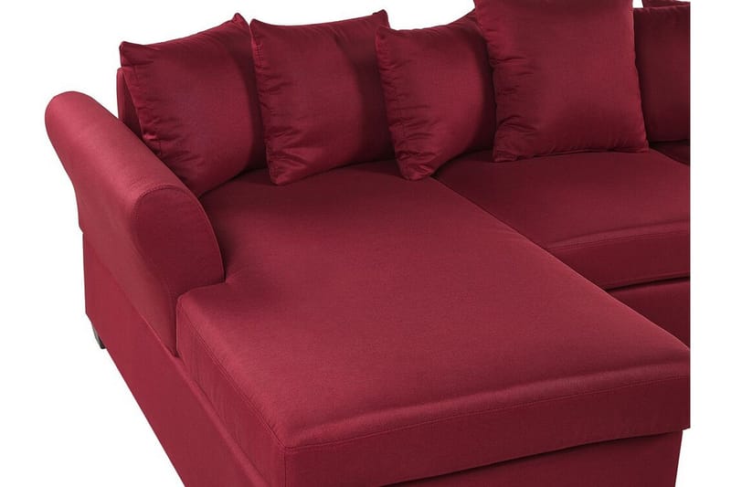 Vikna 3-sits Hörnsoffa - Mörkröd - Möbler - Soffa - Divansoffa & schäslongsoffa - 3 sits soffa med divan