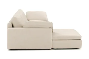 Visby 4-sits L-formad Djup Vändbar Soffa med Divan i Tyg - Beige - Möbler - Soffa - Divansoffa & schäslongsoffa - 4 sits soffa med divan