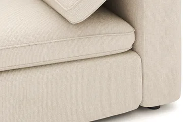 Visby 4-sits L-formad Djup Vändbar Soffa med Divan i Tyg - Beige - Möbler - Soffa - Divansoffa & schäslongsoffa - 4 sits soffa med divan