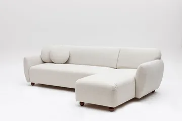 Whitecliffs Divansoffa 3-sits - Vit - Möbler - Soffa - Divansoffa & schäslongsoffa - 3 sits soffa med divan