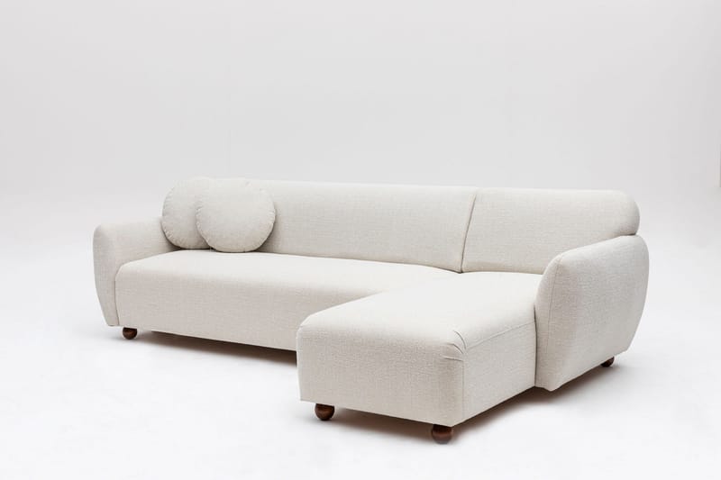 Whitecliffs Divansoffa 3-sits - Vit - Möbler - Soffa - Divansoffa & schäslongsoffa - 3 sits soffa med divan