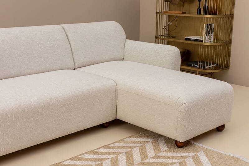 Whitecliffs Divansoffa 3-sits - Vit - Möbler - Soffa - Divansoffa & schäslongsoffa - 3 sits soffa med divan