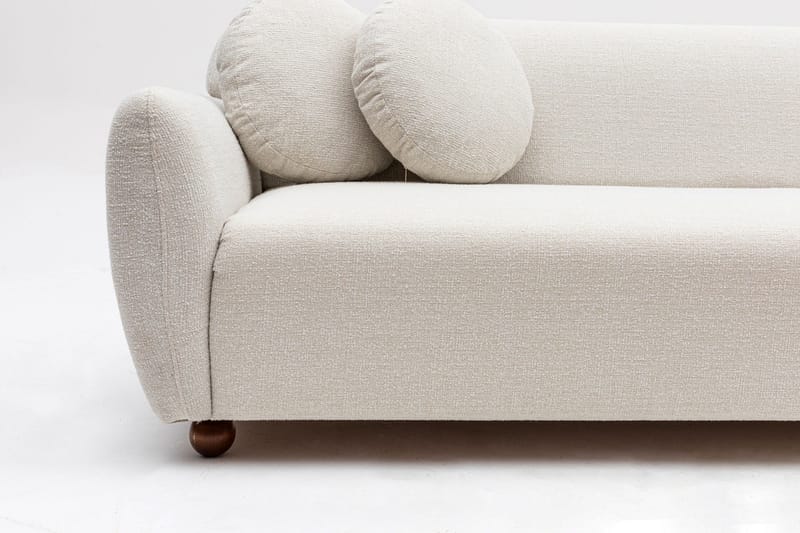Whitecliffs Divansoffa 3-sits - Vit - Möbler - Soffa - Divansoffa & schäslongsoffa - 3 sits soffa med divan