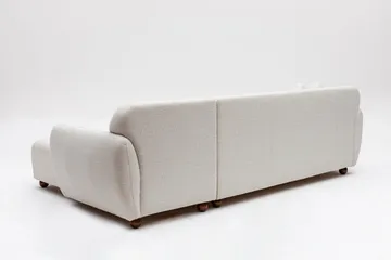 Whitecliffs Divansoffa 3-sits - Vit - Möbler - Soffa - Divansoffa & schäslongsoffa - 3 sits soffa med divan