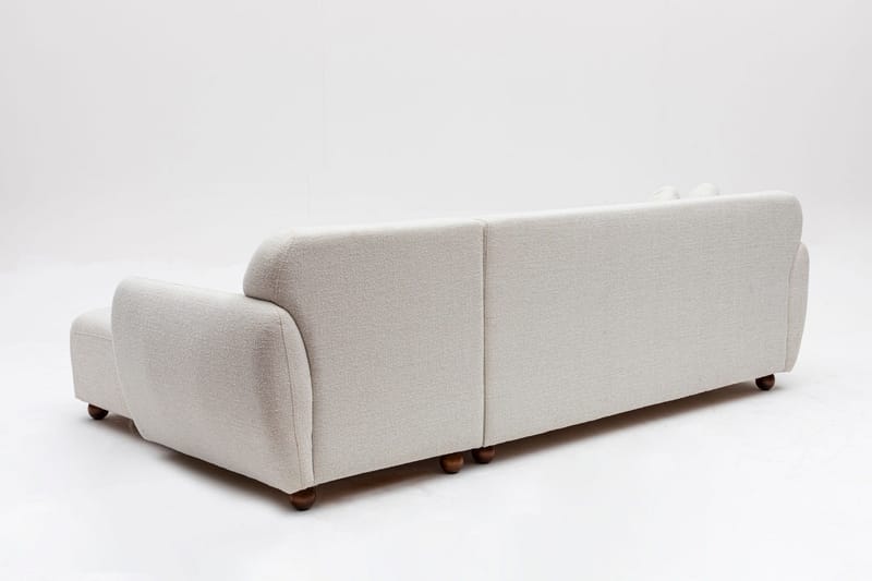 Whitecliffs Divansoffa 3-sits - Vit - Möbler - Soffa - Divansoffa & schäslongsoffa - 3 sits soffa med divan