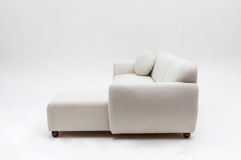 Whitecliffs Divansoffa 3-sits - Vit - Möbler - Soffa - Divansoffa & schäslongsoffa - 3 sits soffa med divan